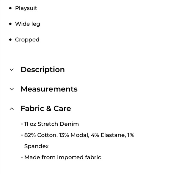 7 for all Mankind vintage cropped denim jumpsuit - Picture 15 of 15